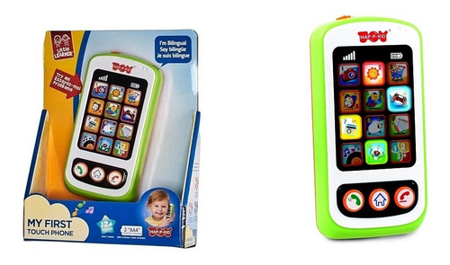 Juguete Infantil Mi Primer Celular Touch Smartphone Bilingue
