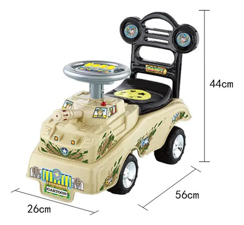 Carrito Montable Correpasillos Buggy Con Funciones Didactico