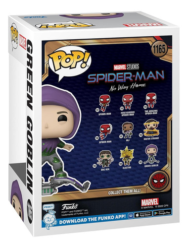 Funko Pop Marvel: Spiderman No Way Home - Duende Verde