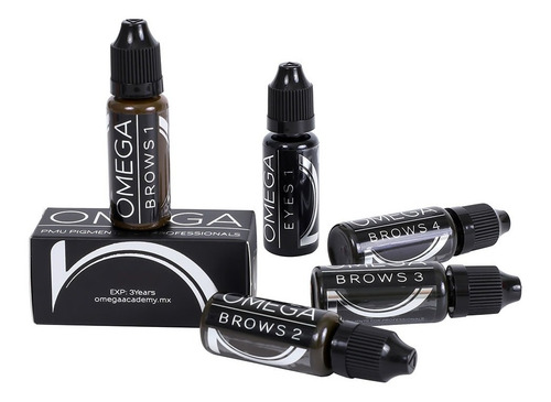 Omega Pigmentos Para Micropigmentación De Cejas 17ml Color Brows 2