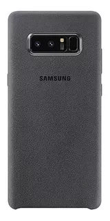 Case Samsung Alcantara Cover Para Galaxy Note 8 Gray