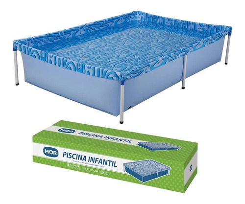 Piscina Estructural Rectangul Mor De 1000 Litros (lts) Tcec