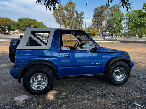 Imagen 6 de 14 de Suzuki Vitara Jlx 4x4 Techo De Lona Sidekick 1993 Azul!!
