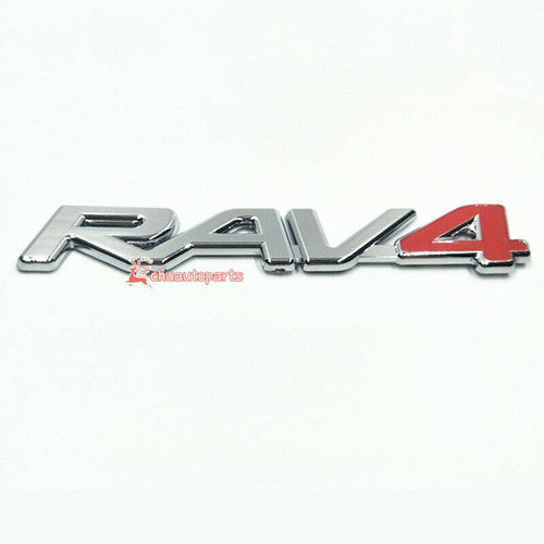 Emblema Toyota Rav4 Rojo