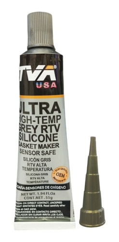 Tva Silicon Gris Tubo Alta Temperatura 55g