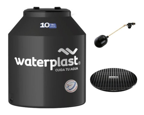 Tanque De Agua Bicapa Waterplast 750 Lts + Base + Flotante