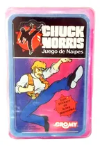 Comprar Mazo Carta Naipe Chuck Norris Cromy En Caja Acrílica Cerrada