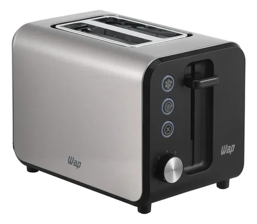 WAP Cozinha WTE1 Cor Preto e Inox Torradeira Elétrica