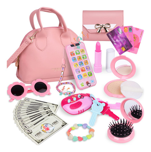 Kit Maquillaje Para Niña Learn2m Monedero De Juego Para Niña