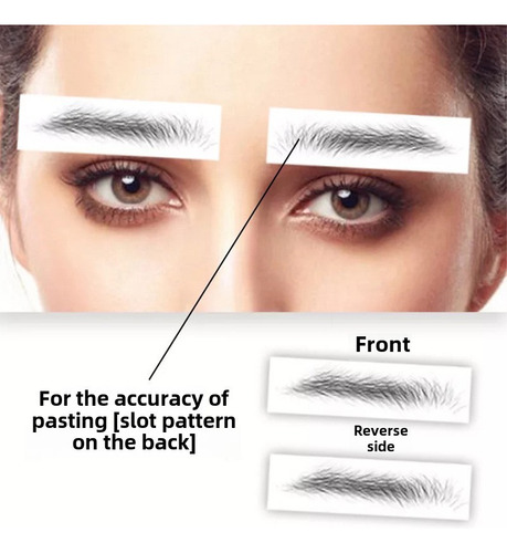 Tatuaje Temporal 3d Cejas 6d Negro05 148210mm Mayoreo