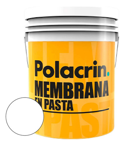 Membrana En Pasta Polacrin Impermeabilizante 1 Lt - Rex Color Blanco