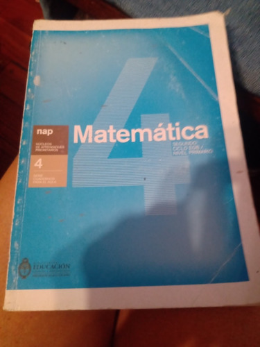 Matemática 4 Nap Segundo Si Lo Nivel Primario 