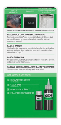 Tinte Just For Men Fórmula Original Castaño Claro 3-pack
