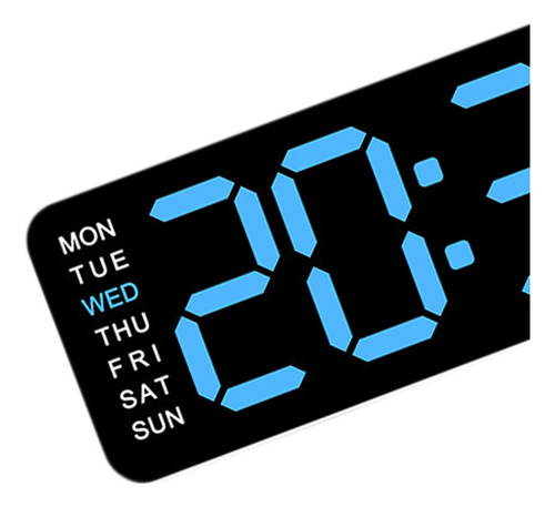 Reloj Despertador Digital Con Montaje En Pared, Alarmas