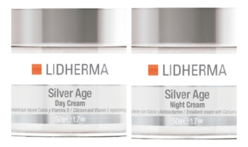 Lidherma X 2 Nuevo  Silver Age Rejuvenece Afirma Dia Y Noche