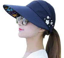 Comprar Visera Gorro Ala Ancha Para Mujer Protección Uv Sombrero Sol