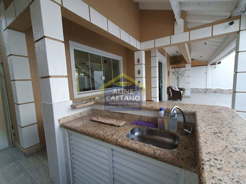Sobrado, 4 Dorms, 4 Suites, 4 Vagas-flórida, Praia Grande - Vact917
