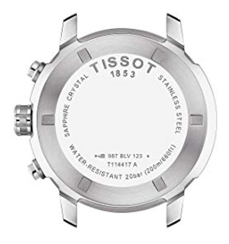 Tissot Prc 200 Gts Ss Br Bk Árabe Ind Chr