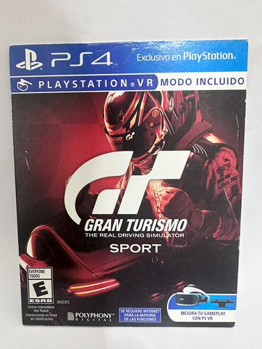 Gran Turismo Sport - Ps4 (usado En Sobre)