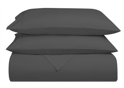 Juego De Sabanas Soft Individuales Tacto Suave Color Gris