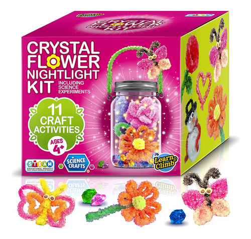 Learn & Climb Kit De Luz Nocturna De Flores De Cristal Para.