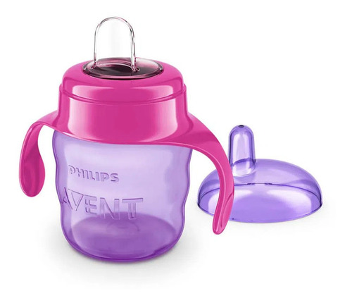 Vaso Con Boquilla Philips Avent Scf551/03 200ml Color Rosa