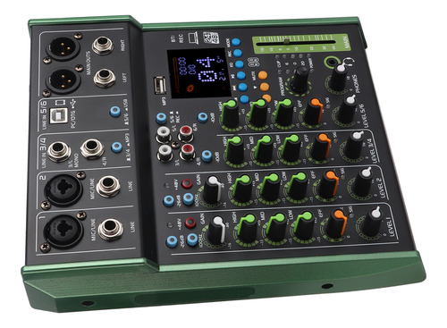 Sound Mixer Digital Metal, Consola De Mezclas De 6 Canales I