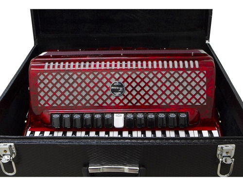 Acordeon 120 Baixos Ta 12020 Vermelho Thommasi