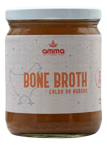 Caldo De Huesos Pollo 400ml Bone Broth Amma Orgánico 