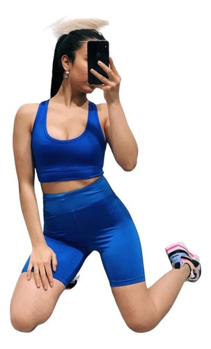 Conjunto Deportivo Lycra - Biker Y Top 