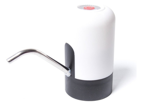 Dispenser Bomba De Agua Bidon Automatico Usb Recargable Color Blanco