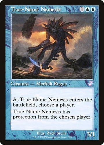 Magic True-name Nemesis (retro Frame) Time Spiral Remastered