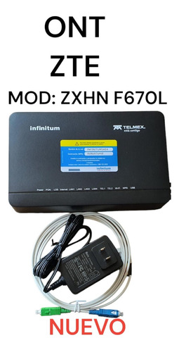 10pz Módem Ont Zte Zxhn F670l  Banda Inteligente 