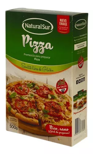 Primera imagen para búsqueda de premezcla celiacos pizza
