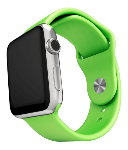 10 Pulseras Silicona Compatible Con Apple Watch Medida 38/40