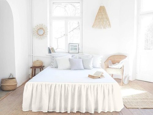 Faldón De Cama De Microfibra Easyfit De Tamaño Twin Xl De 18