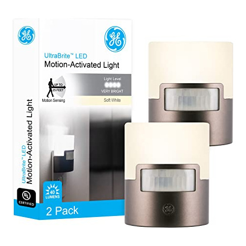 Luz Nocturna Led Hogar Ge Sensor De Movimiento, Enchufa...