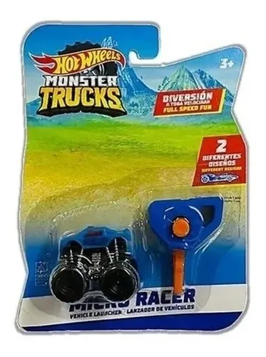 Pack De 2 Mini Hot Wheels Micro Racer Monster Trucks MercadoLibre