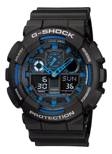 Reloj Casio G-shock Dig/ana Para Hombre Ga-100-1a2