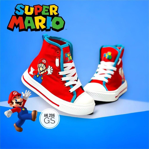 Calzado/tenis/botas/deportivas/mario Bross/niños