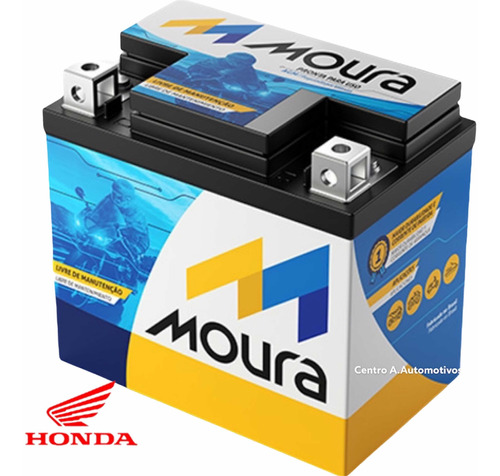 Moura Bateria De Moto 5ah Biz Titan Fan 125/150/160cc