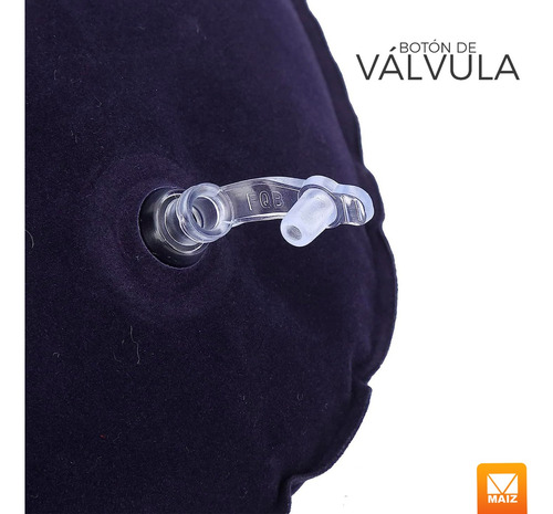 Almohada Cuello Inflable Cojin Cervical Viaje Relajante