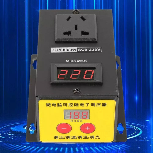 Regulador De Voltaje Ajustable, 10000w Ca 220v Regulador