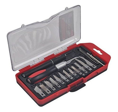 King 16pc Hobby Knife Set 31640 W Destornillador Y Surtidor