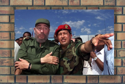 Cuadro 60x90cm Fidel Castro Revolucion Cubana Comandante M3