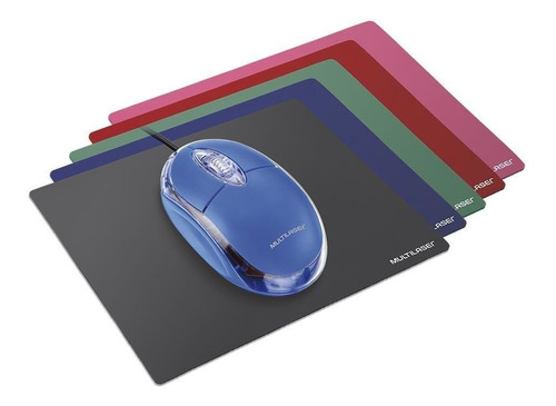 Mouse Pad Multilaser Slim Ac067 Surtido Dis40