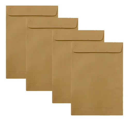 Sobre sobre T10office A4 Pardo Envelope kraft para papel tamaño A4 - pack x 10 unidades