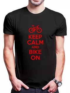 Polo Varon Keep Calm And Bike On (d1161 Boleto.store)