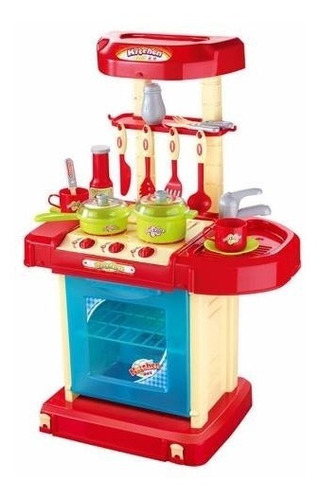 Cocina Maletín Didáctico Niños Pequeñ Chef 46x29x66cm 008-58