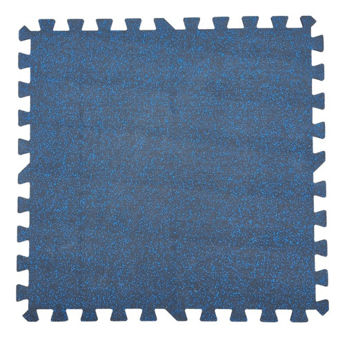 Piso Gimnasio 100x100x6mm Azul